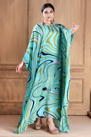 Effortless Elegance: Luxurious Silk Caftan for Women