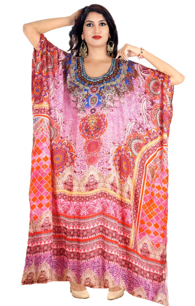 Light Grey Lombok Long Kaftan