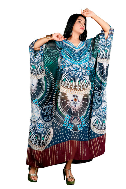 Stylist Full Sleeve Gown Styles Kaftan main image 0