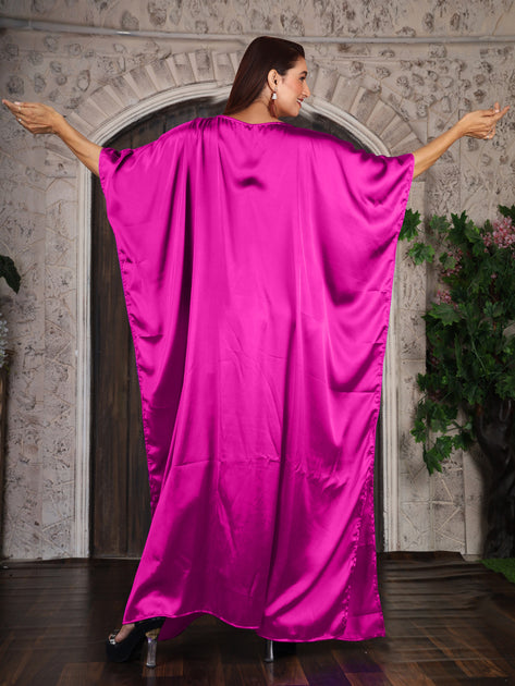 Satin caftans top
