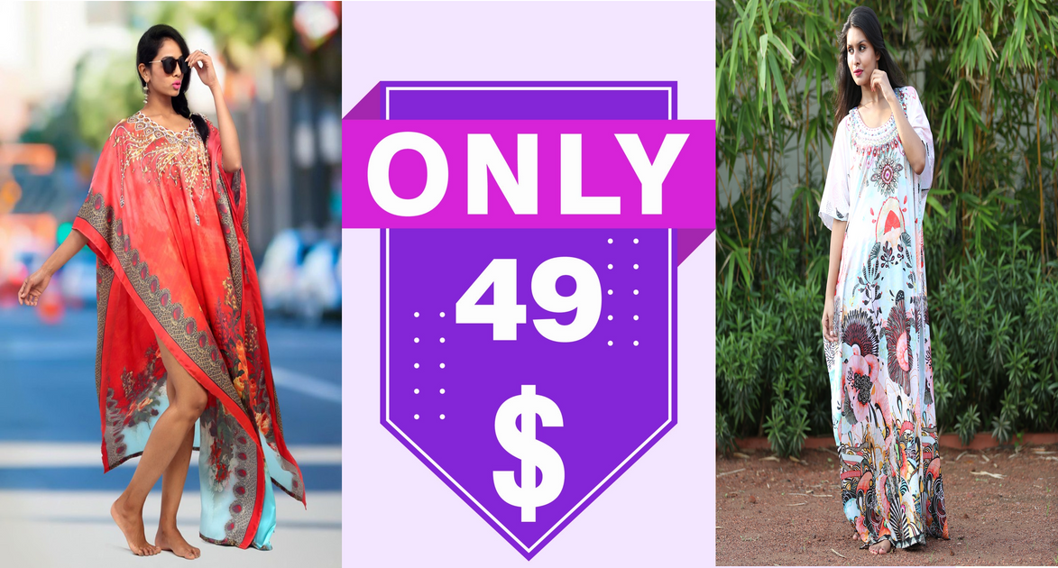 kaftans under $ 49 – Silk kaftan