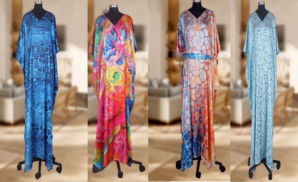 Luxe Pure Silk Short Kaftan
