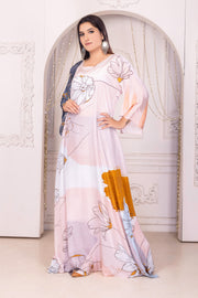 "Blooming Splendor: Long Flower Print Dress for Women"