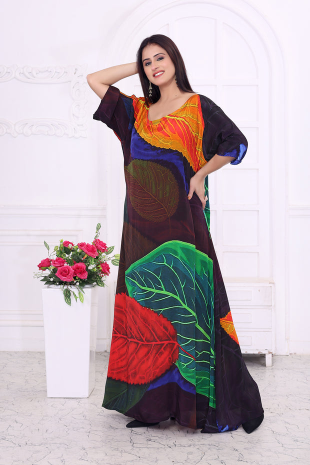 "Elegant Floral Print Silk Dress for Women – Chic & Feminine Style"