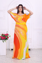 "Elegant Geometric Print Dress for Women – Modern & Stylish Look"