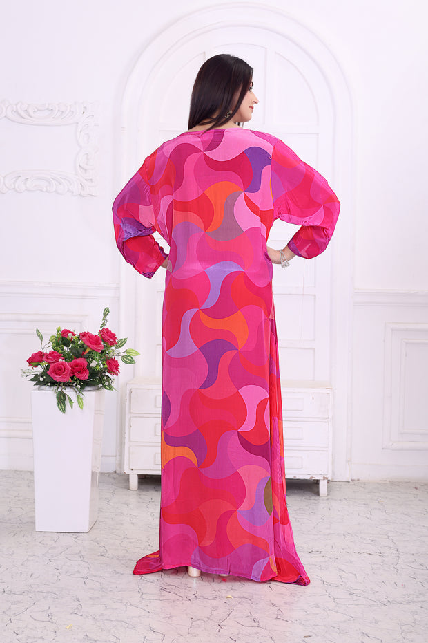 "Elegant Floral Print Dress for Women – Stylish & Feminine Outfit"