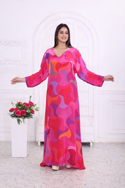 "Elegant Floral Print Dress for Women – Stylish & Feminine Outfit"