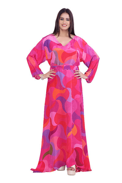 "Elegant Floral Print Dress for Women – Stylish & Feminine Outfit"