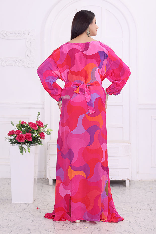 "Elegant Floral Print Dress for Women – Stylish & Feminine Outfit"