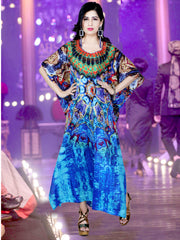 animal caftan dress