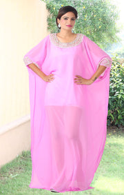 Party wear kaftan Dubai Kaftan Wedding kaftan Long Dress Farasha Maxi Dress Jalabiaya Abaya Caftan - Silk kaftan