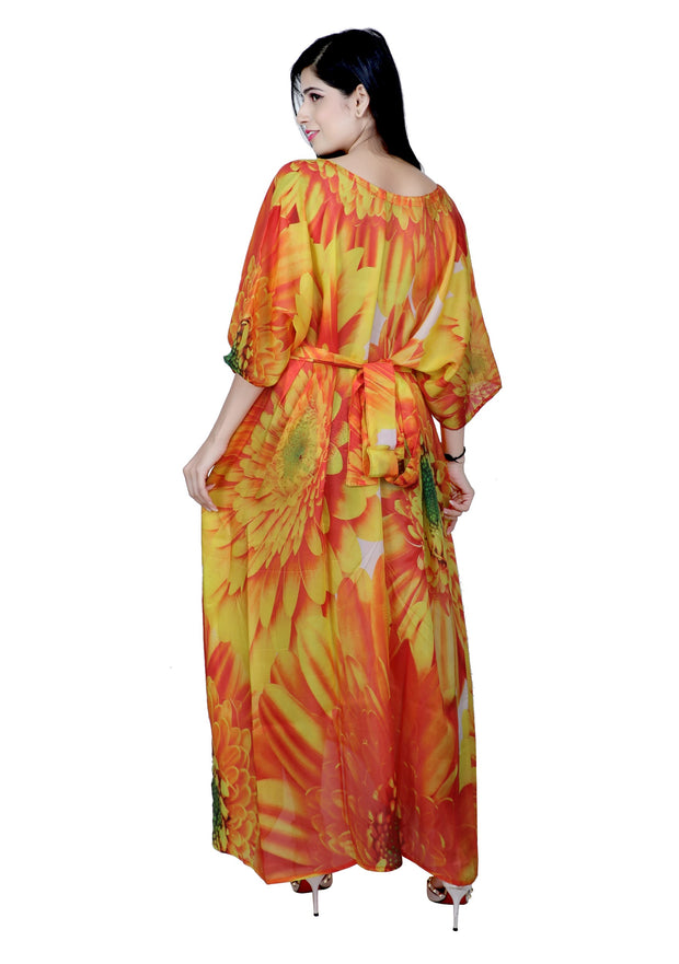 floral print kaftan