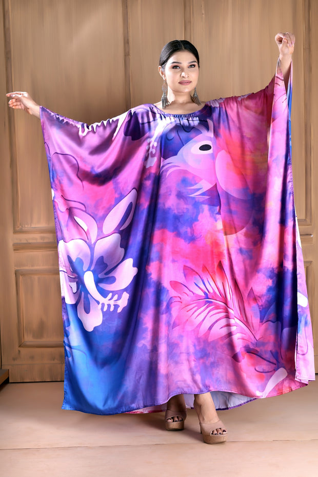 Serene Blue: A Beautiful Kaftan for Women