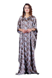 Full length Kaftan animal print Kaftan for Women beach wear cover up