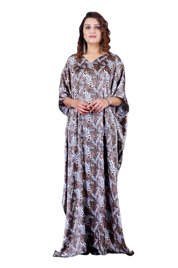 Full length Kaftan animal print Kaftan for Women beach wear cover up