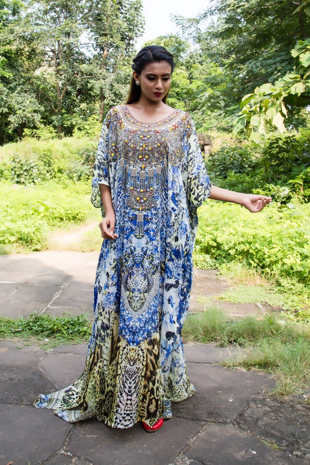 embroidered caftan