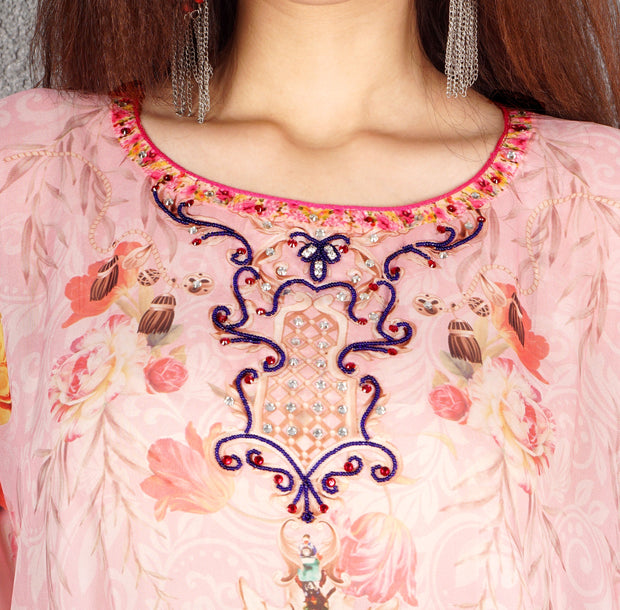 Designer kaftan Hand made kaftan Cruise wear kaftan Lightweight silk kaftan Swimwear kaftan - Silk kaftan