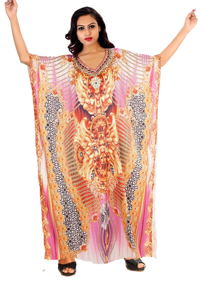 kaftan silk tops