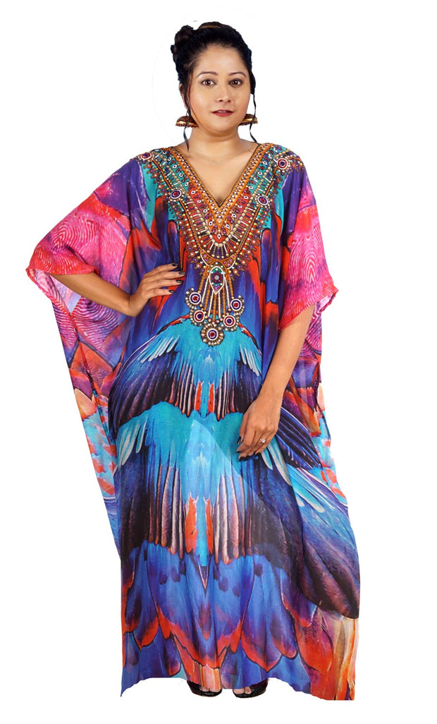 Designer kaftan Plus size kaftan Silk Maxi Dress Kaftan silk Long kaftan for shorties - Silk kaftan