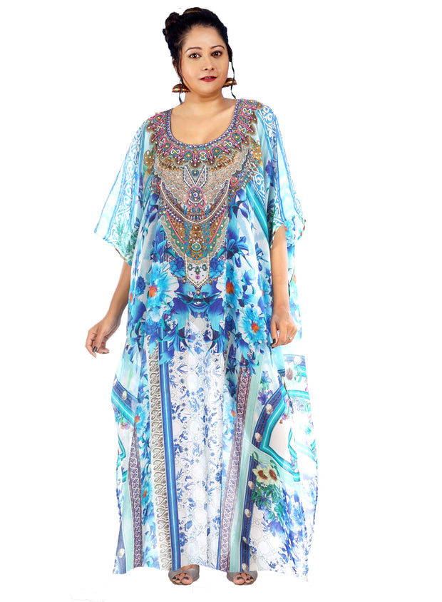 Beaded kaftan dress, Women wear kaftan, Long Beautiful Elegant kaftan ...
