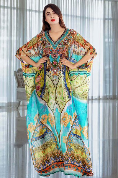 beaded kaftan