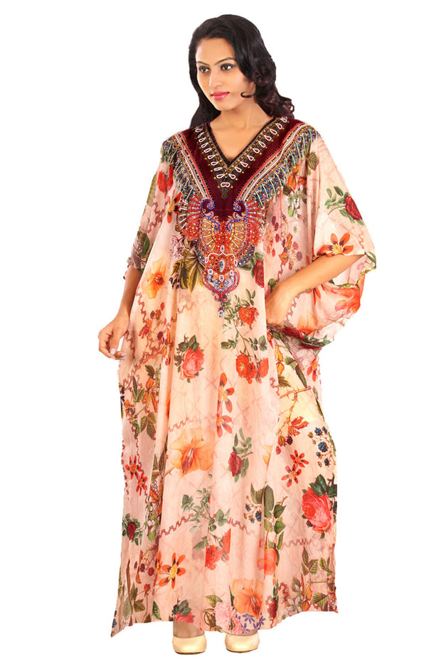kaftan gown for ladies