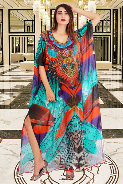 plus size long kaftans