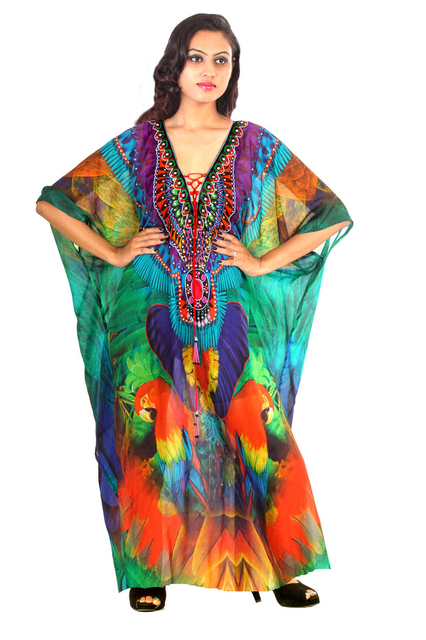 embellished kaftan top