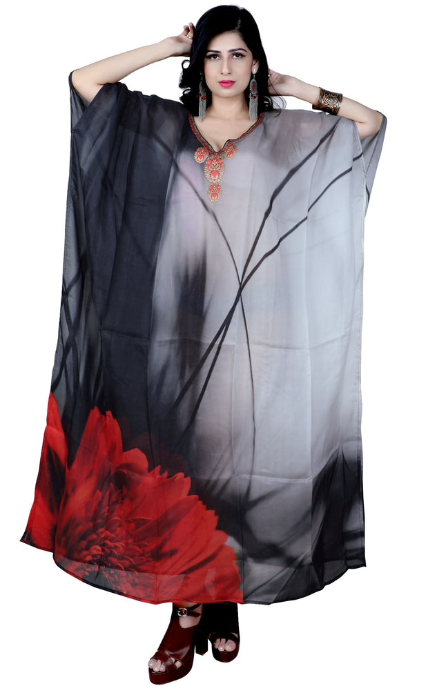 long black kaftan dress