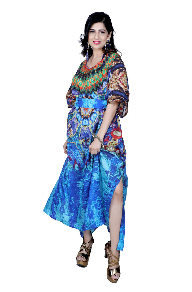 embellished kaftan dress