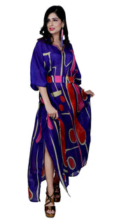 cotton kaftan maxi dress
