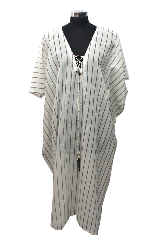 long cotton caftan