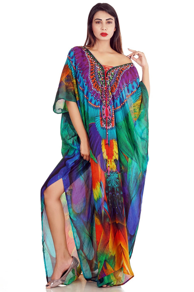violet maxi dress