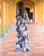 silk caftan dress