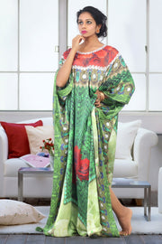 designer silk kaftans