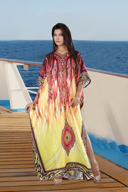 Beach kaftan dress for beaded/one piece jeweled full length kaftan/long kaftans/luxury resort wear caftan plus 53 - Silk kaftan