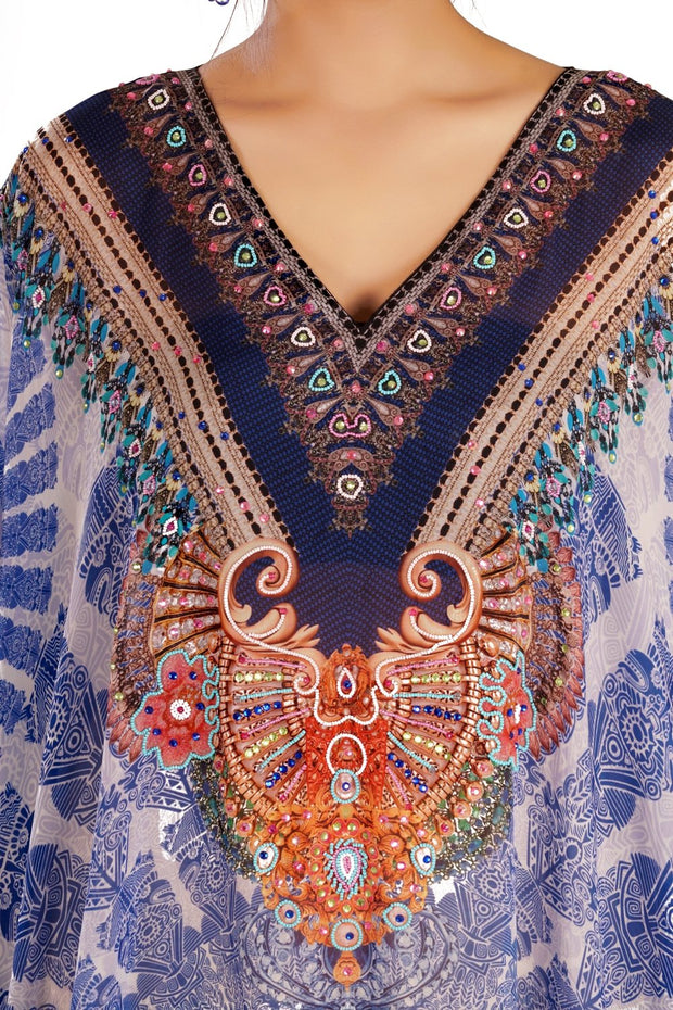 design of kaftan kurti