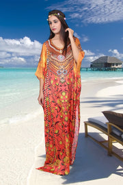embellished kaftan