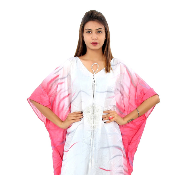 lace up kaftan