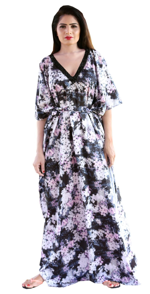 floral print kaftan