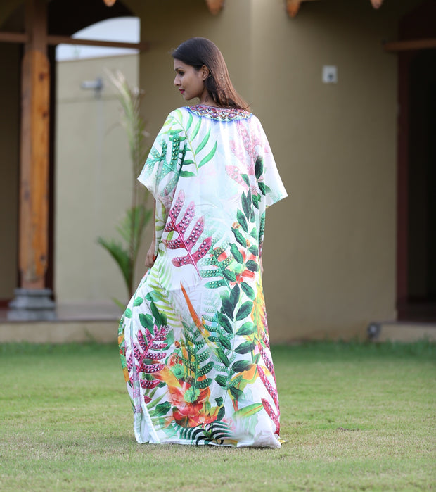 Butterfly Kaftan Plus Size Silk Kaftan Long Dress Kaftan Boho Dress Gift