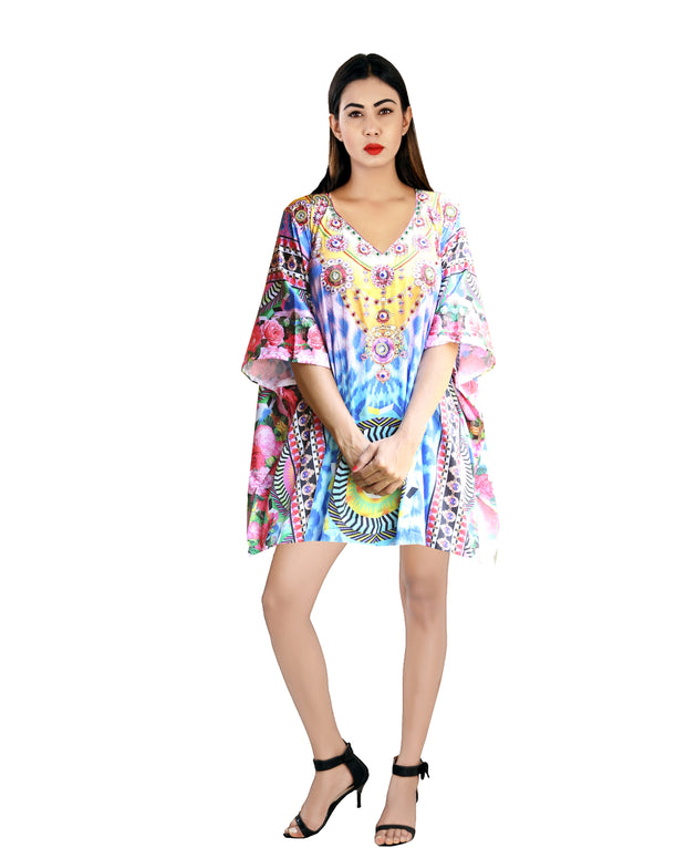 beaded kaftan dress