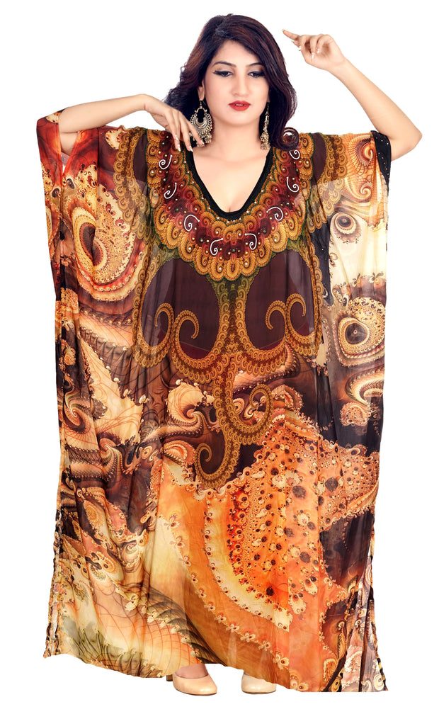 black long kaftan