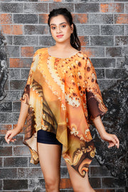 Silk caftan dress, Silk short Kaftan dress Caftan Resort Wear For Women