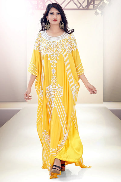 Special Party wear heavily beaded Beautiful kaftan plus size caftan maxi dress