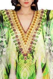 short beach kaftan