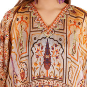 v neck kaftan