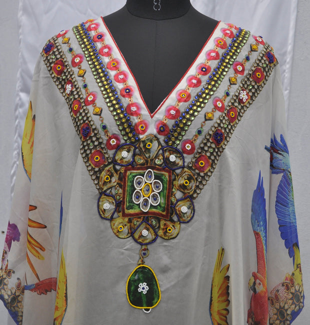 white moroccan kaftan