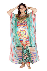 black kaftan beach cover up