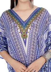 blue kaftan